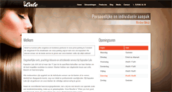 Desktop Screenshot of kapsalonlale.be